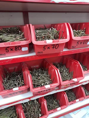 Fotografia z predajne - Železiarstvo IWON