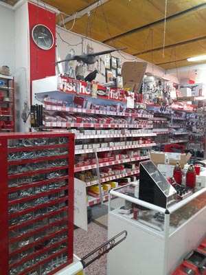 Fotografia z predajne - Železiarstvo IWON