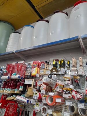 Fotografia z predajne - Železiarstvo IWON